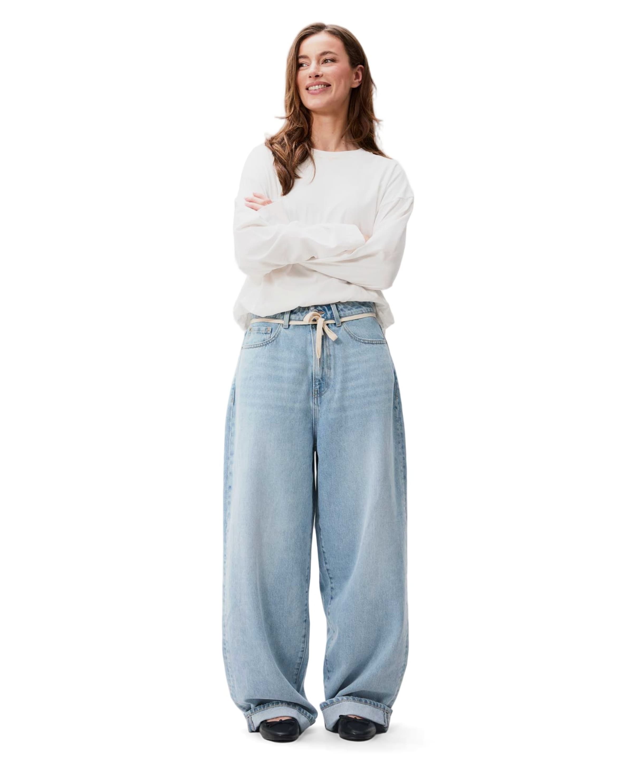 Catwalk  Junkie Baggy fit dames jeans blauw