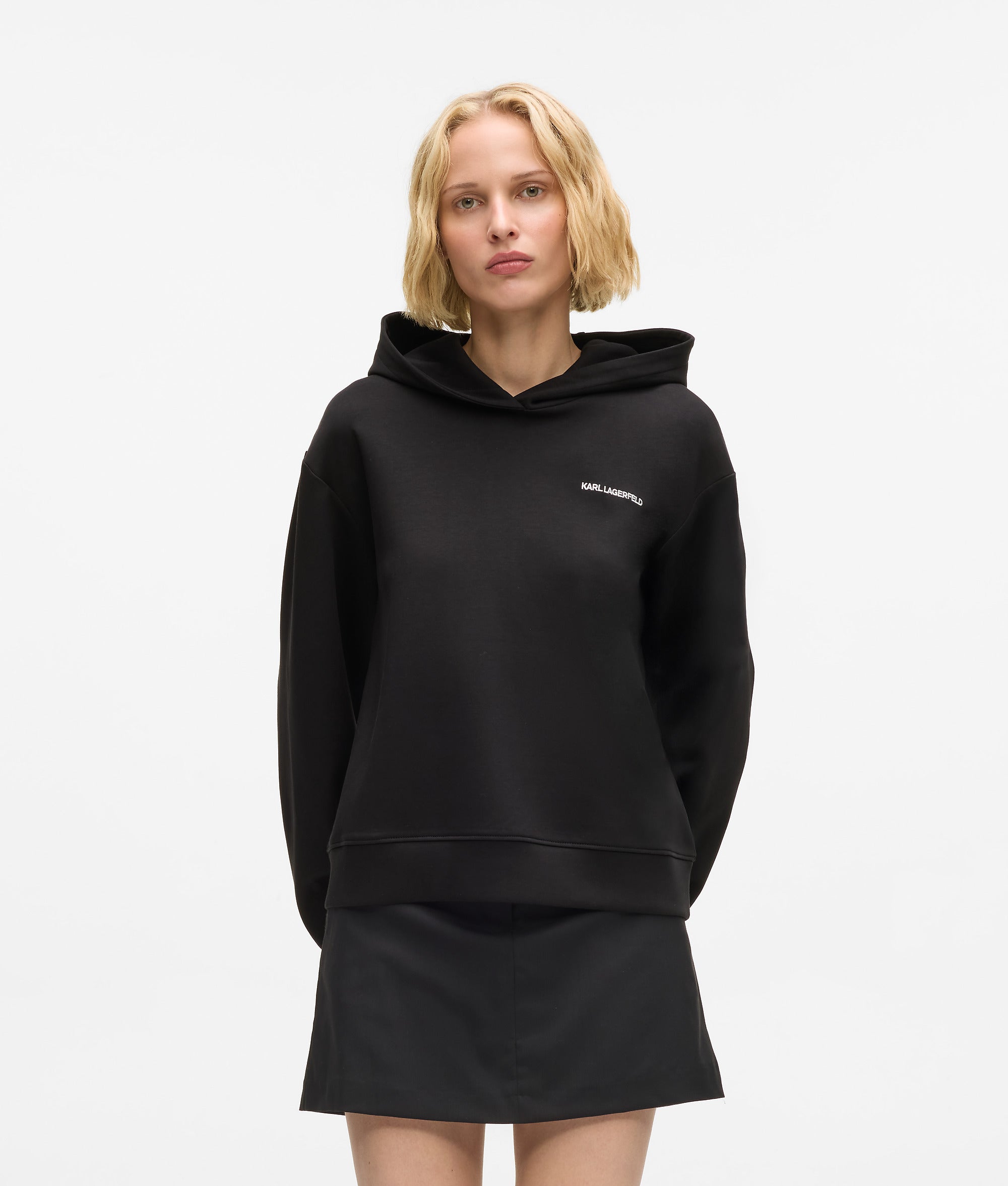 Hoodie met logoband