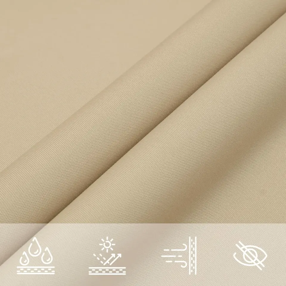vidaXL - Zonnezeil - Beige - 2 x 3 m