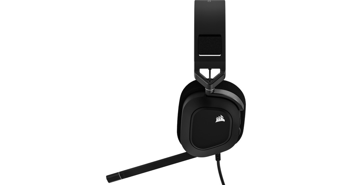 CorsairHS80 RGB USB over-ear gaming headset  (Carbon, Pc)
