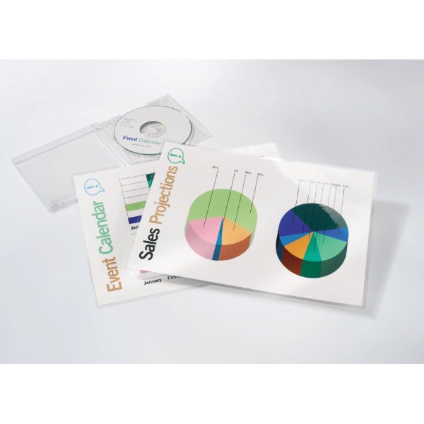 Pochettes de plastification GBC A4 175 µ brillantes - Boîte de 100