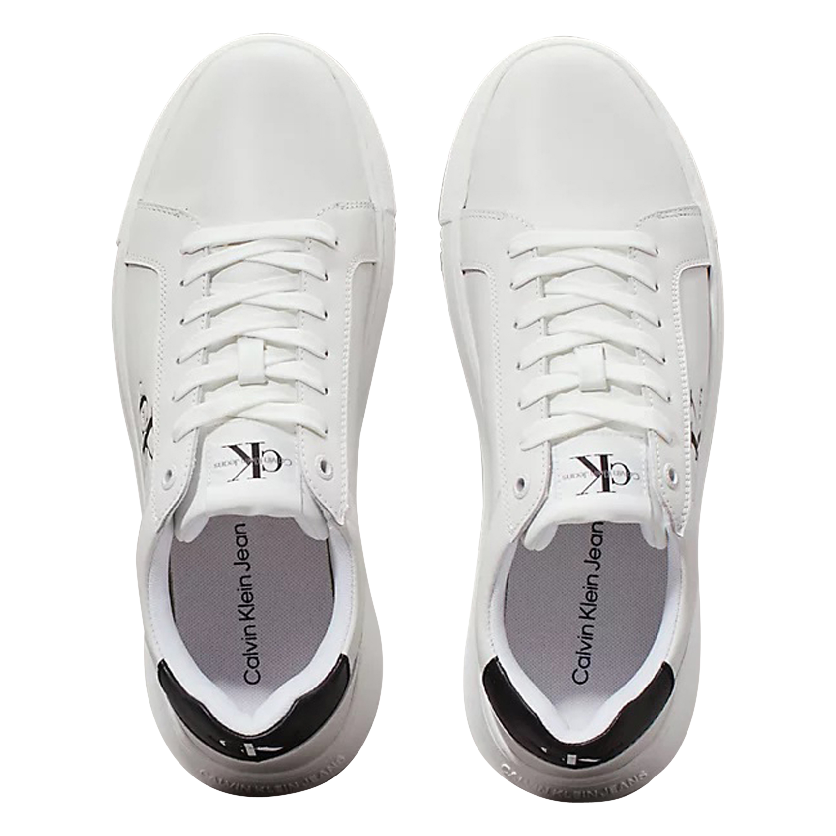 Baskets basses en cuir | Blanc