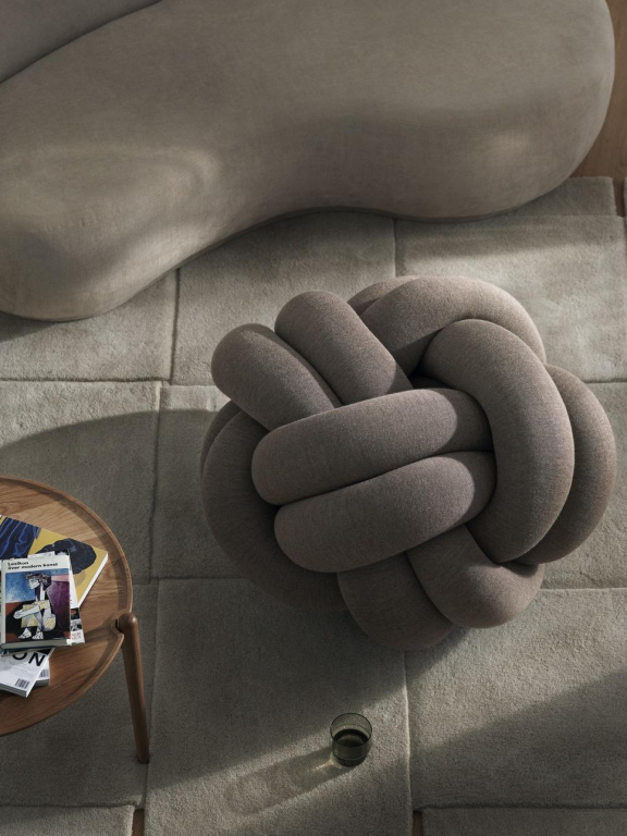 Design House Stockholm Knot poef grey