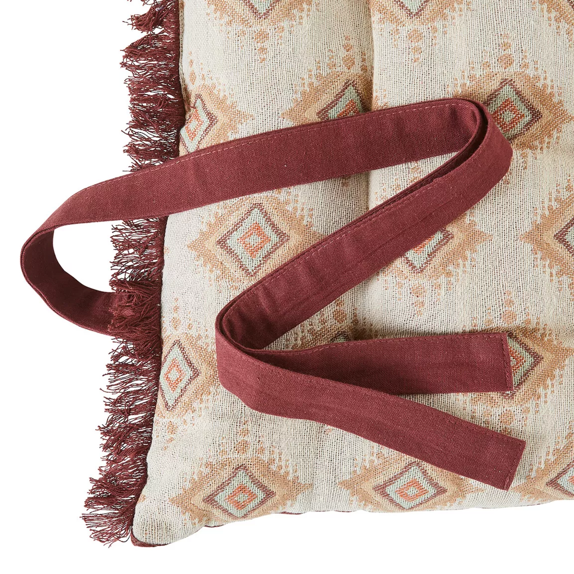 Matelas de sol coton (60 x 120 cm) Ikat Beige