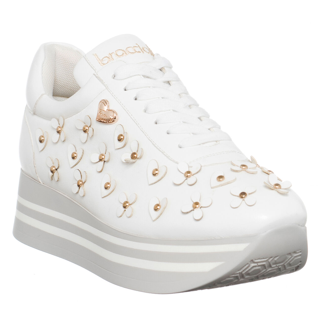 Tua By Braccialini Sneakers en Cuir Pana blanches