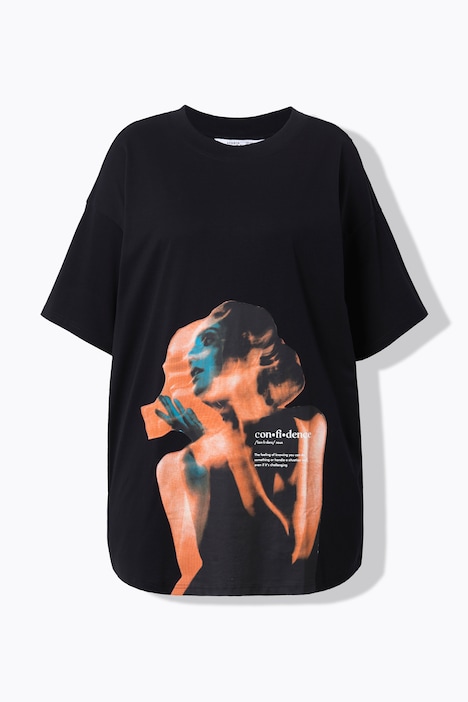 T-Shirt, Oversized, Rücken-Fotoprint