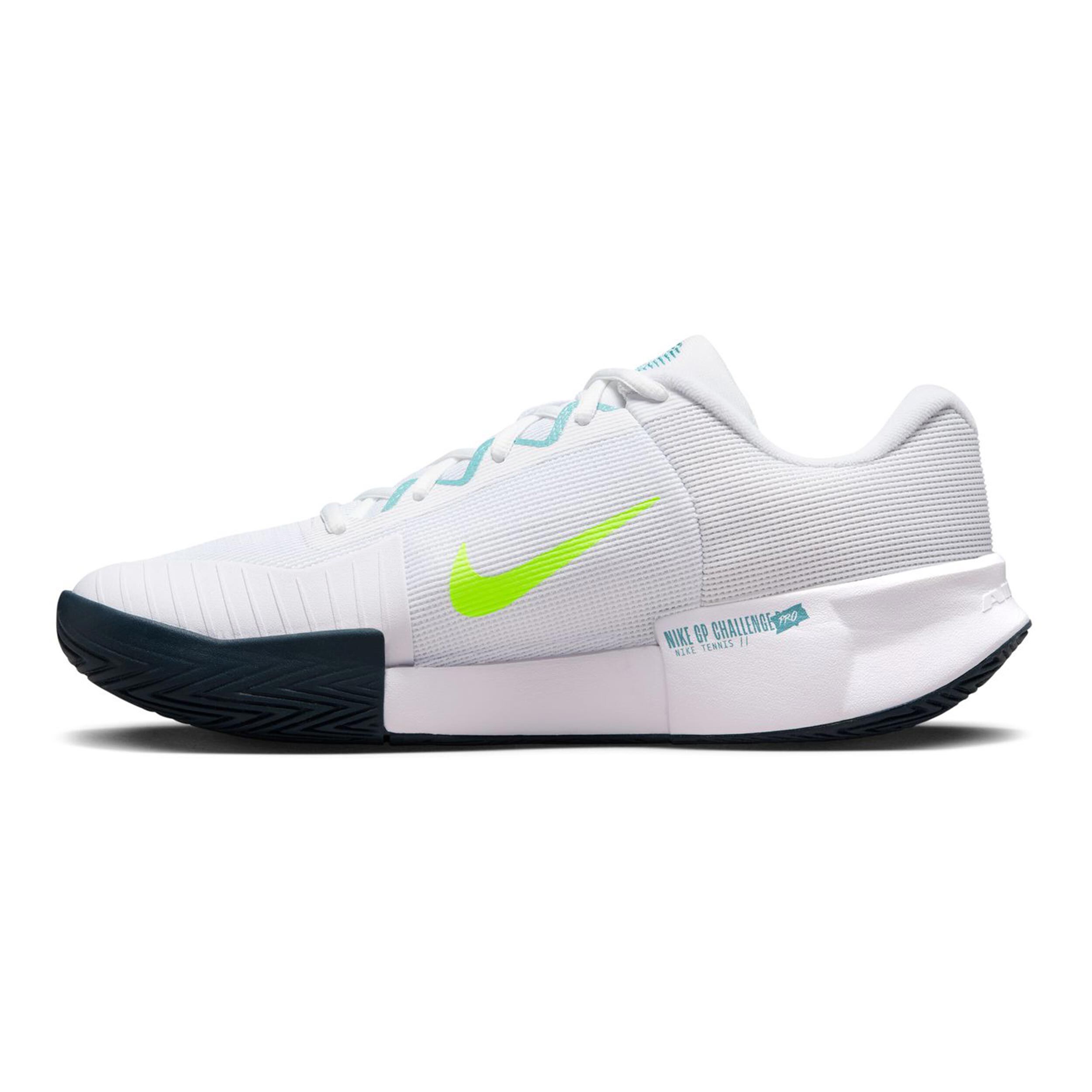 Nike GP Challenge Pro Chaussures Toutes Surfaces Hommes - Blanc , Bleu Foncé