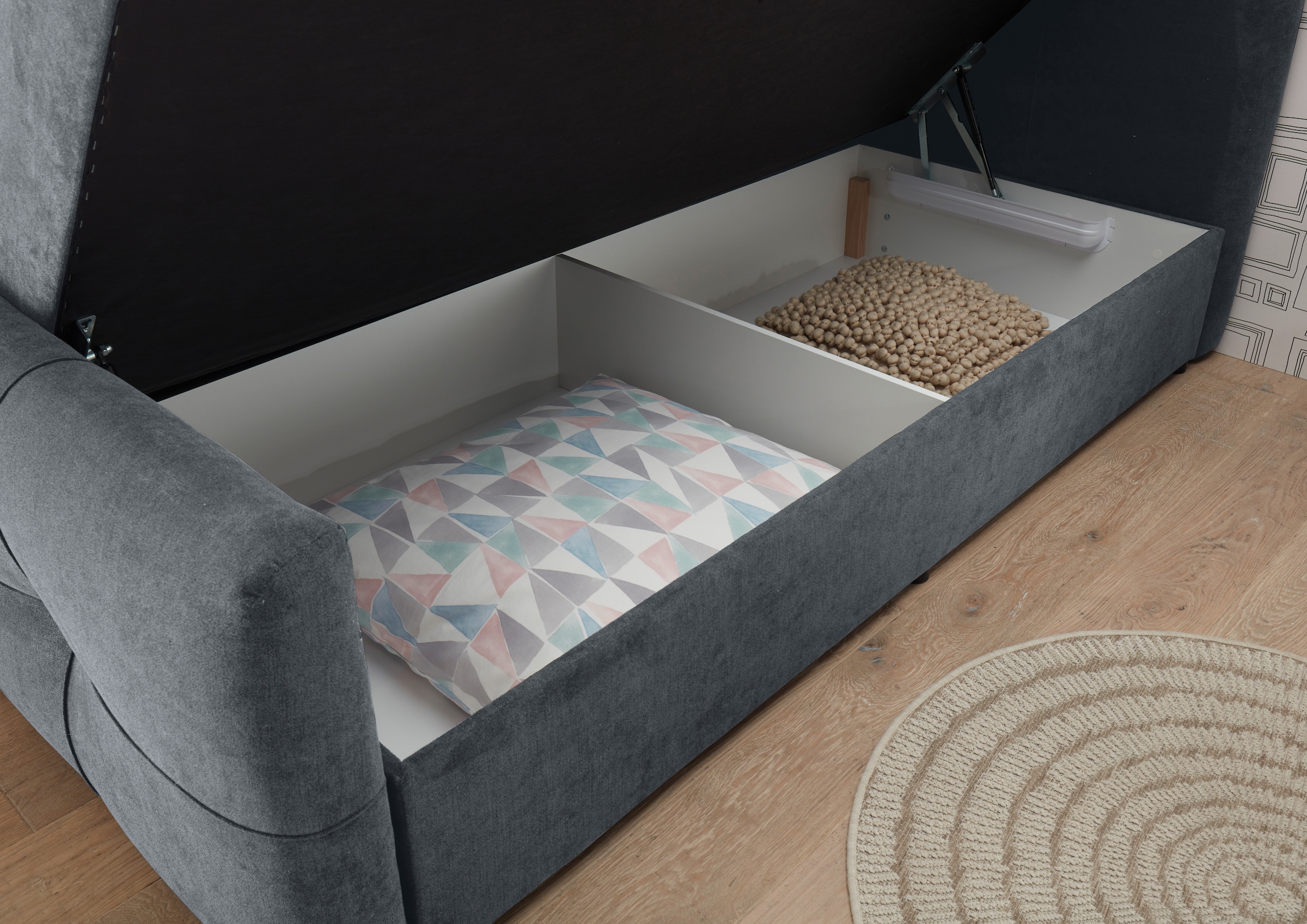 ED EXCITING DESIGN Boxbett »Winnipeg« 5 Stk. tlg. inkl. zwei Bettkästen und Topper