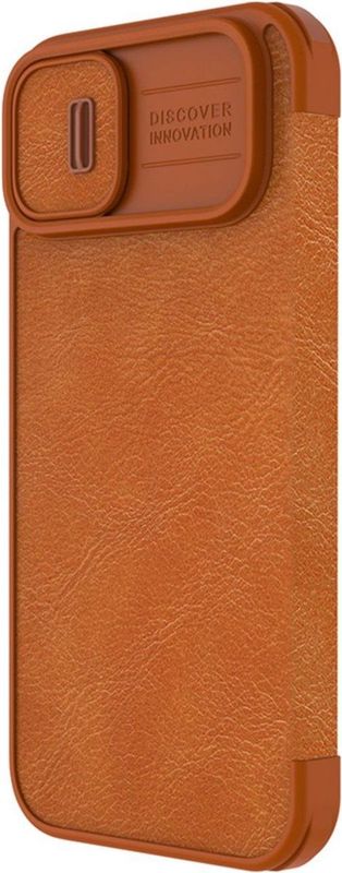 Nillkin - Qin Pro - Hoesje - Bruin - Book Case met Camera Slider