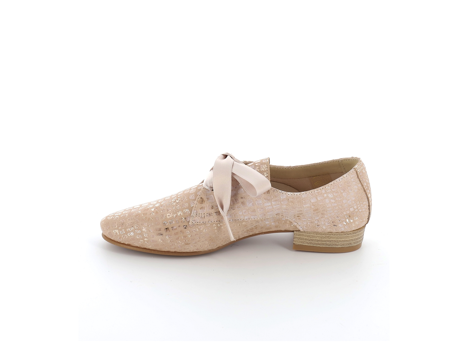Cavargna shoes-RUMBA Cuir Beige Or
