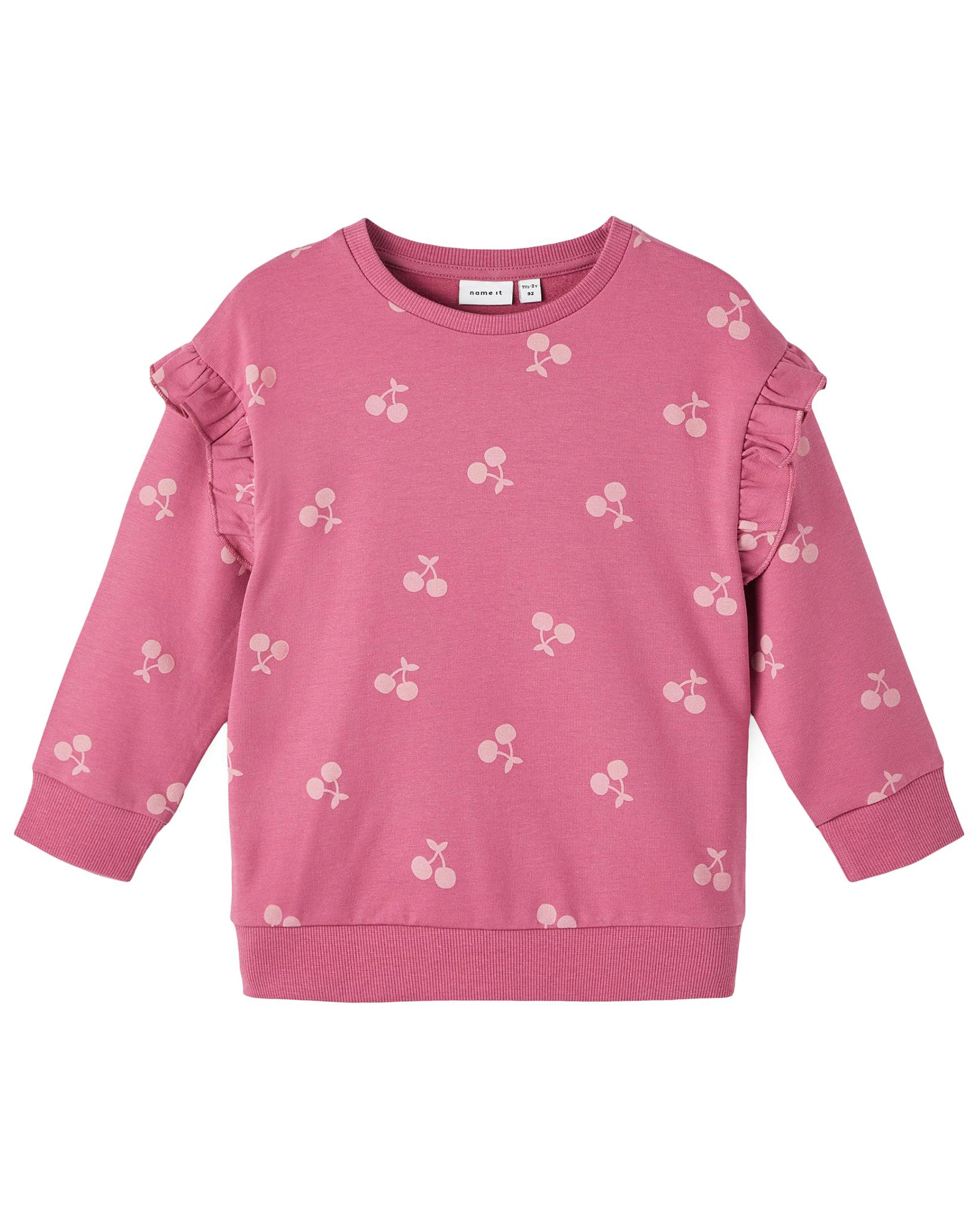 Sweatshirt NMFTRINA CEREZA in red violet