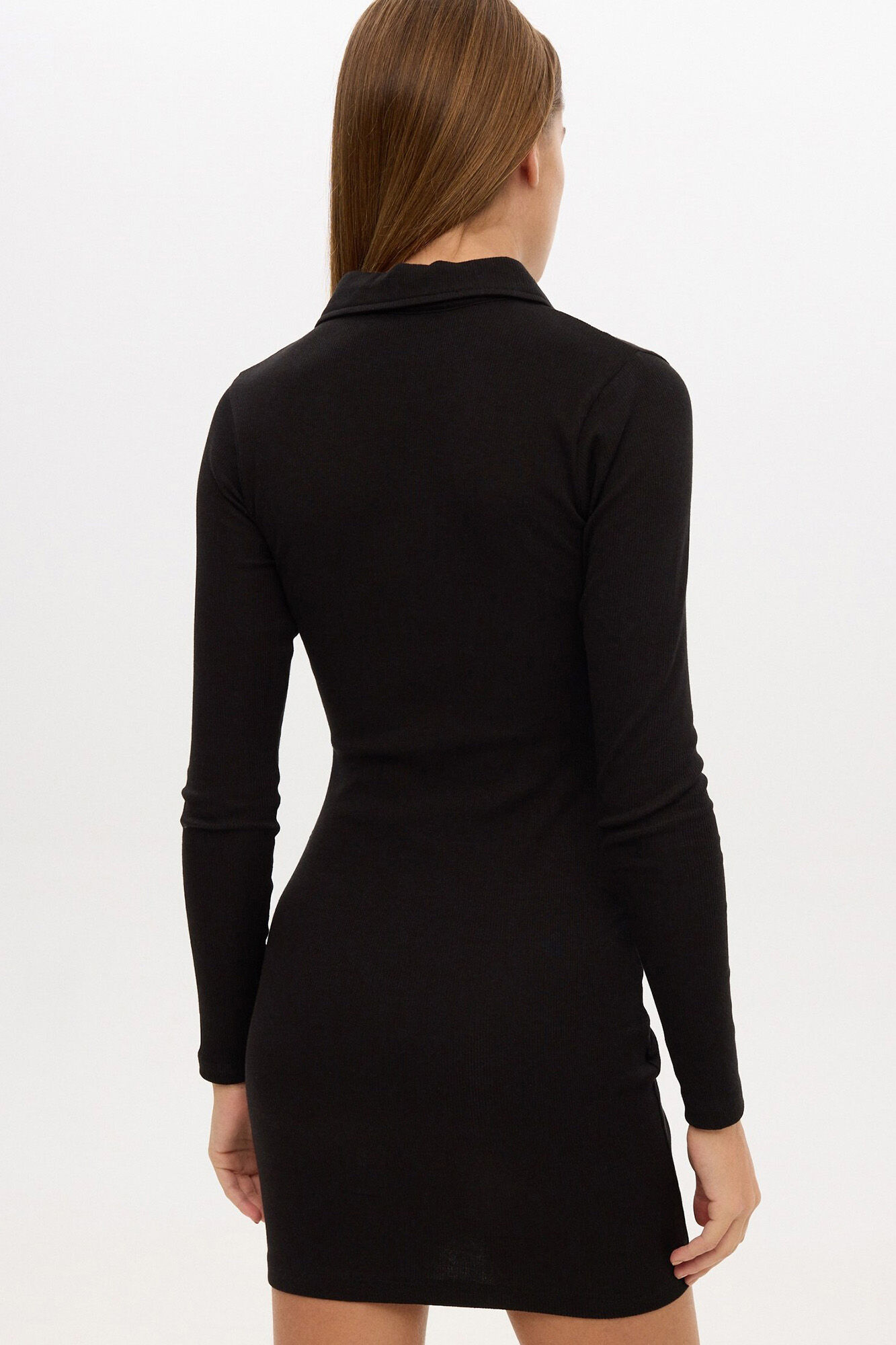 Vestido polo franzido