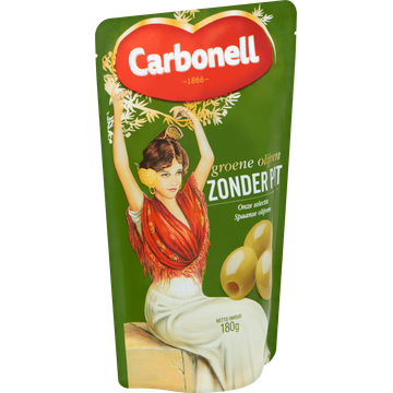 Carbonell Groene olijven zonder pit