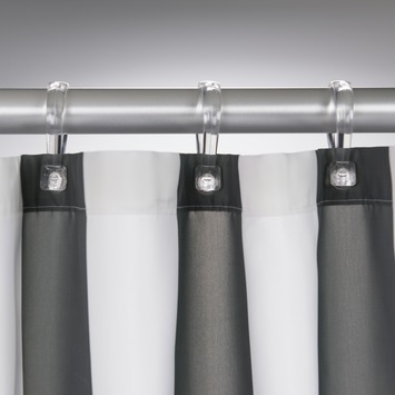 Sealskin Linje douchegordijn grijs 180 x 200 cm