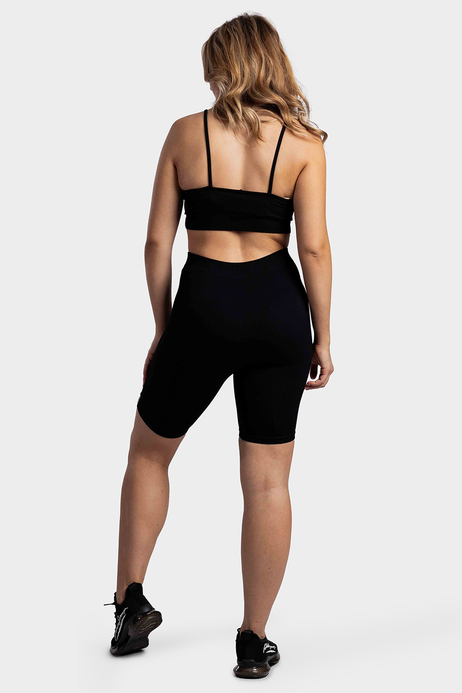 Malelions Ivy Rib Set Dames Zwart