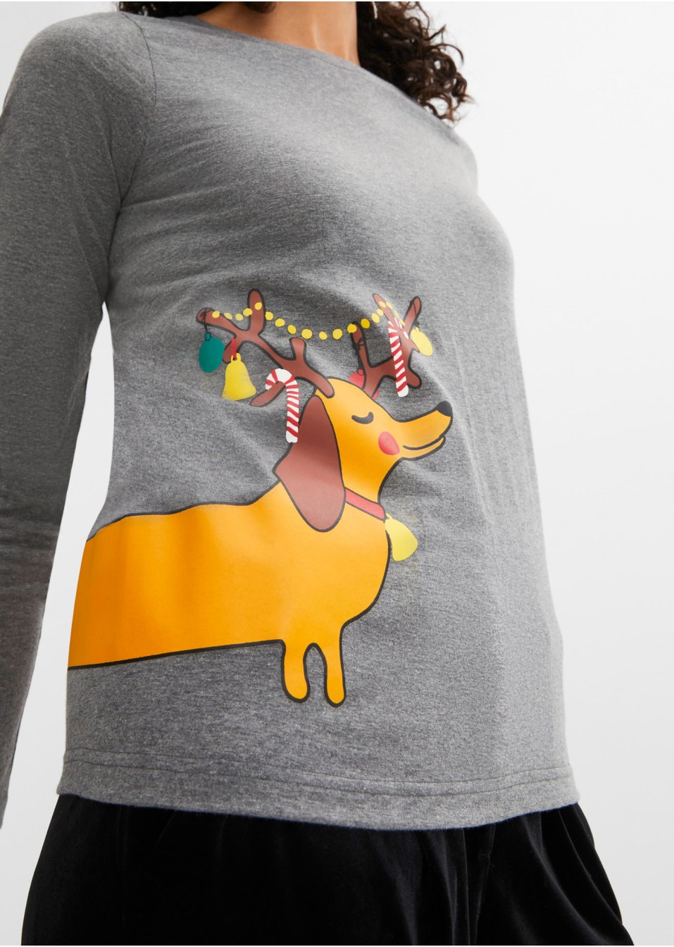 T-shirt de Noël à manches longues