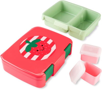 SkipHop Spark Style Bento Matboks Jordbær, Rød