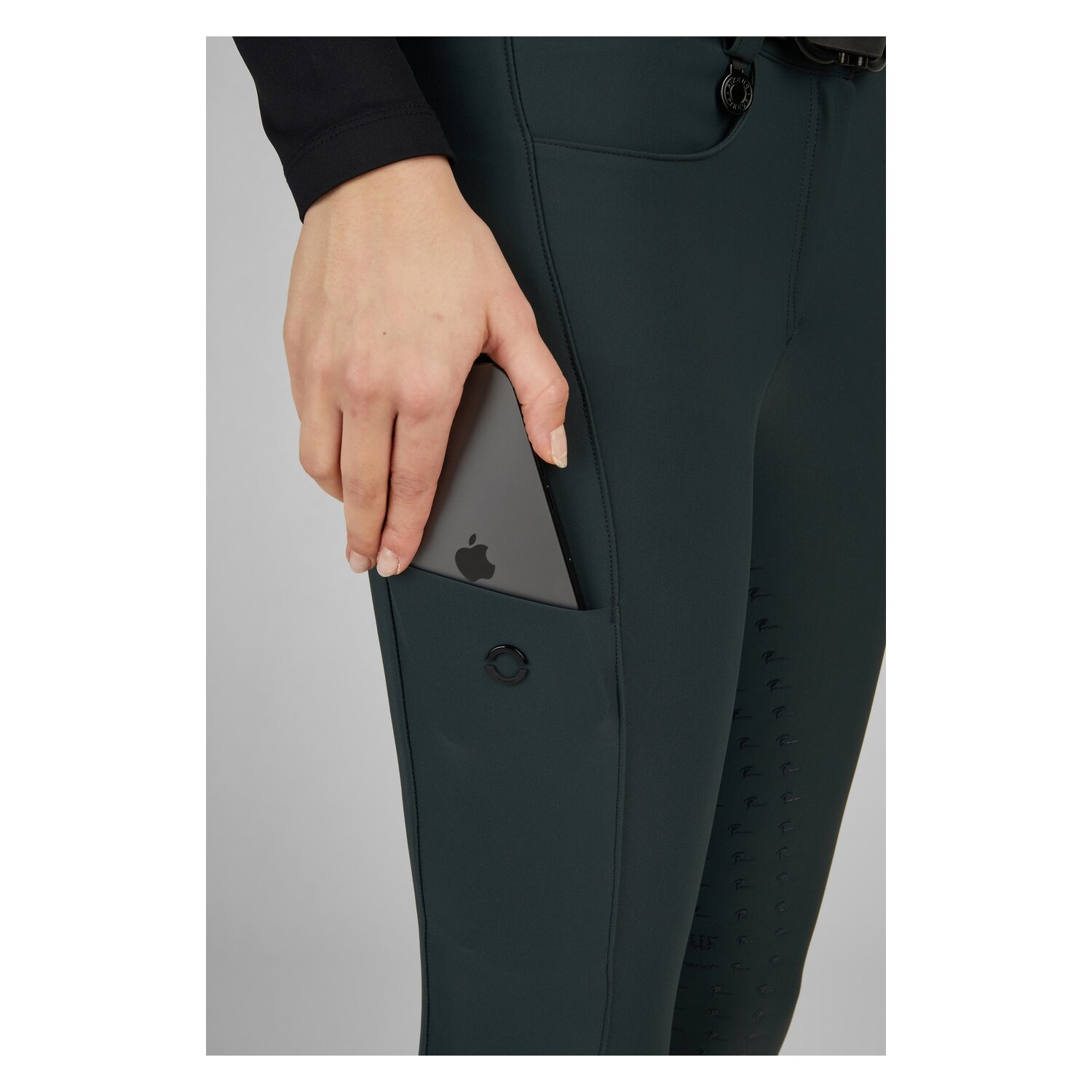 PIKEUR Athleisure Gesäßeinsatz-Reithose Romy - dark green