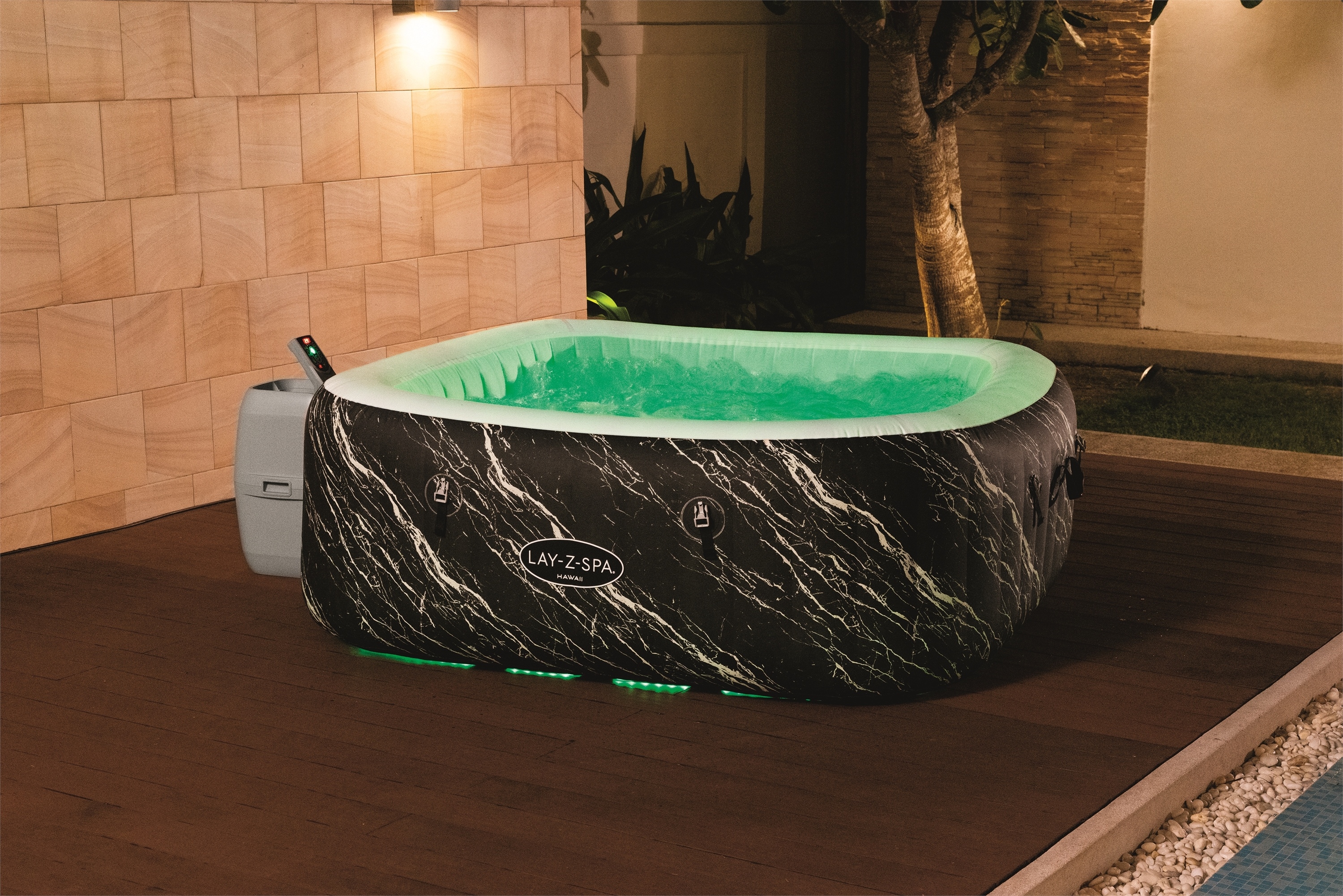 Bestway Whirlpool Lay-Z-Spa HAWAII LED 6 Personen