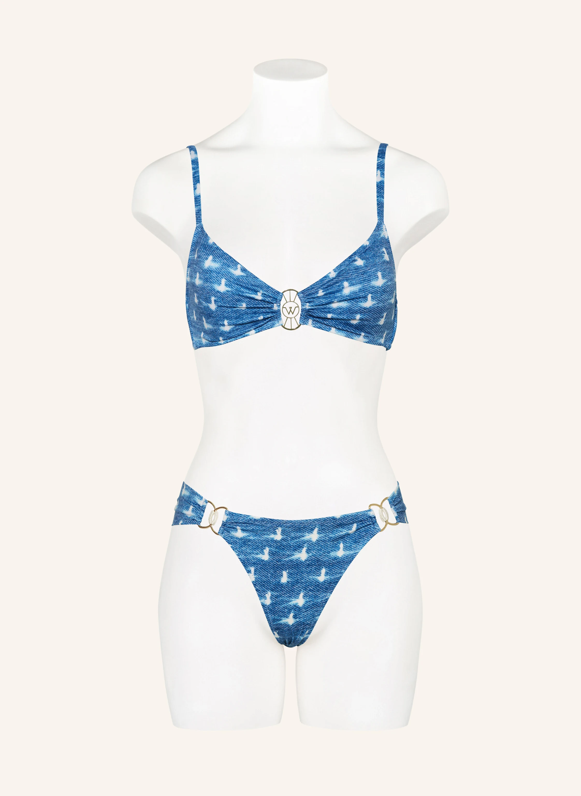 watercult Bralette-Bikini-Top URBAN INDIGO