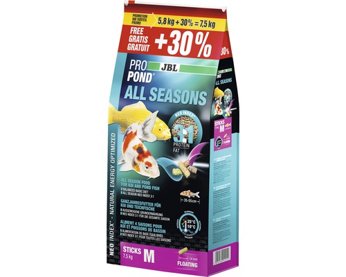 Voedingsstaafjes JBL ProPond All Seasons M 7,5 kg
