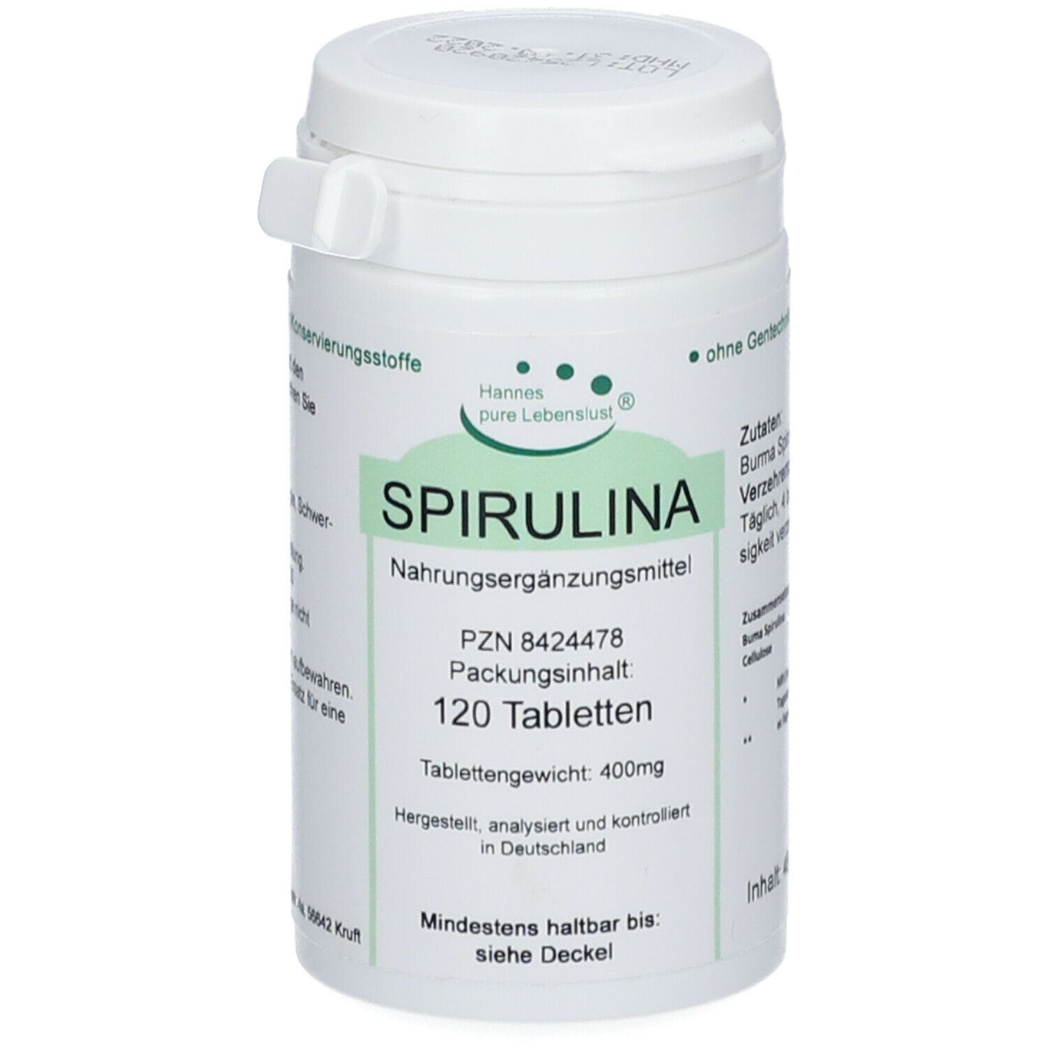 Hannes pure Lebenslust® SPIRULINA