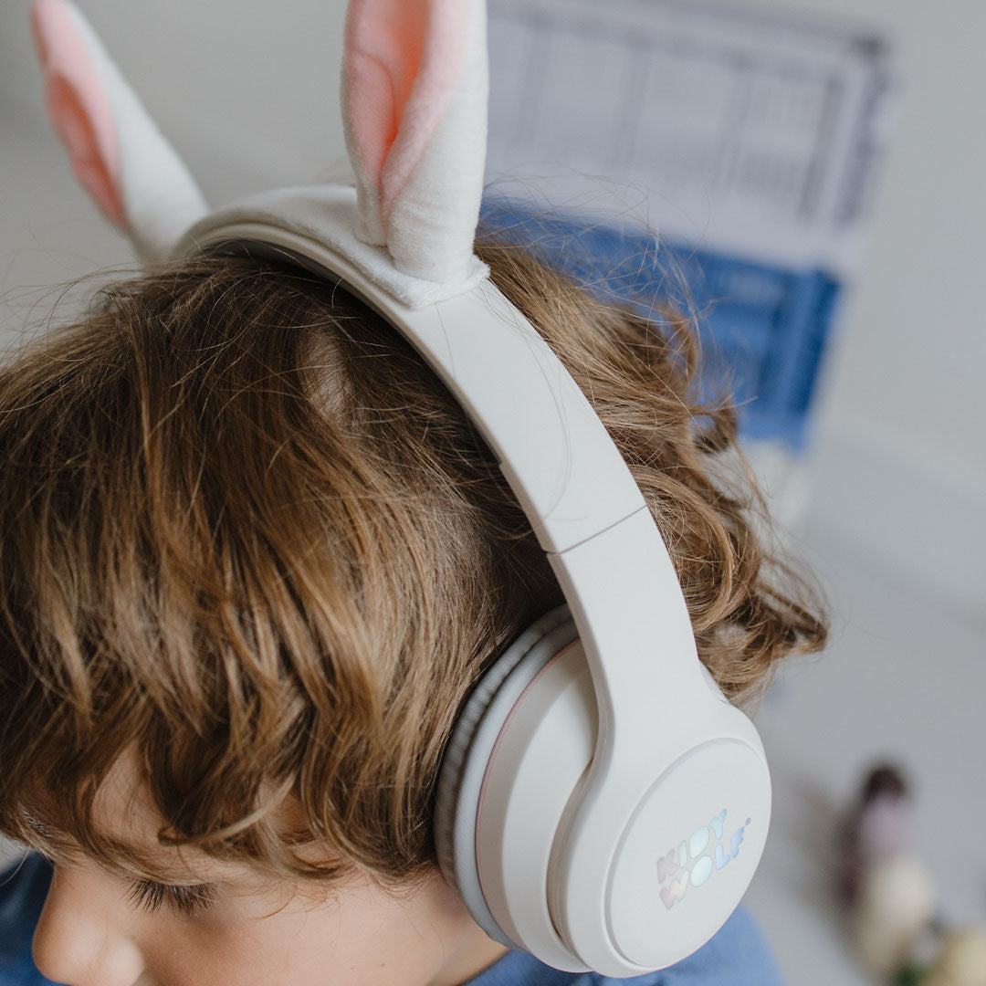 kidywolf kinderkoptelefoon kidyears - konijn - wit