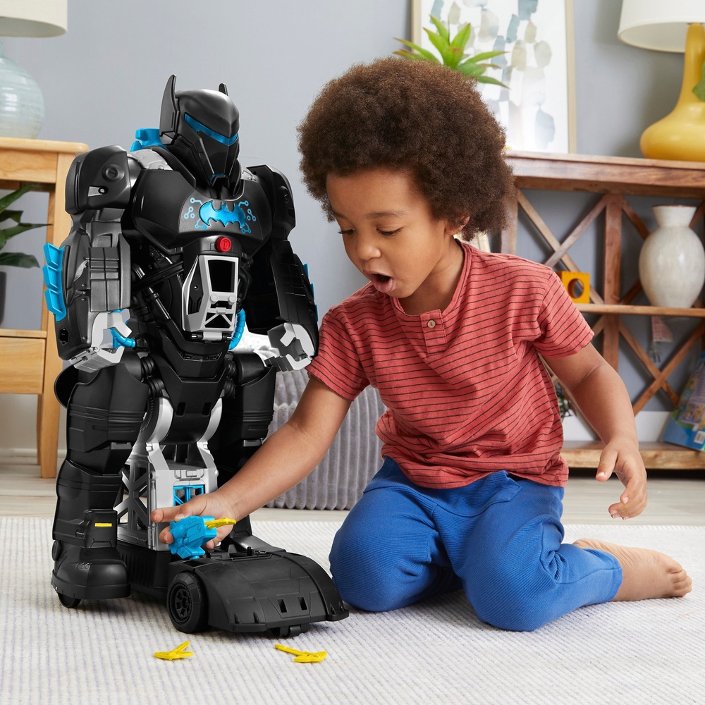 Imaginext DC Super Friends Bat-Tech BatBot und Batman Figur