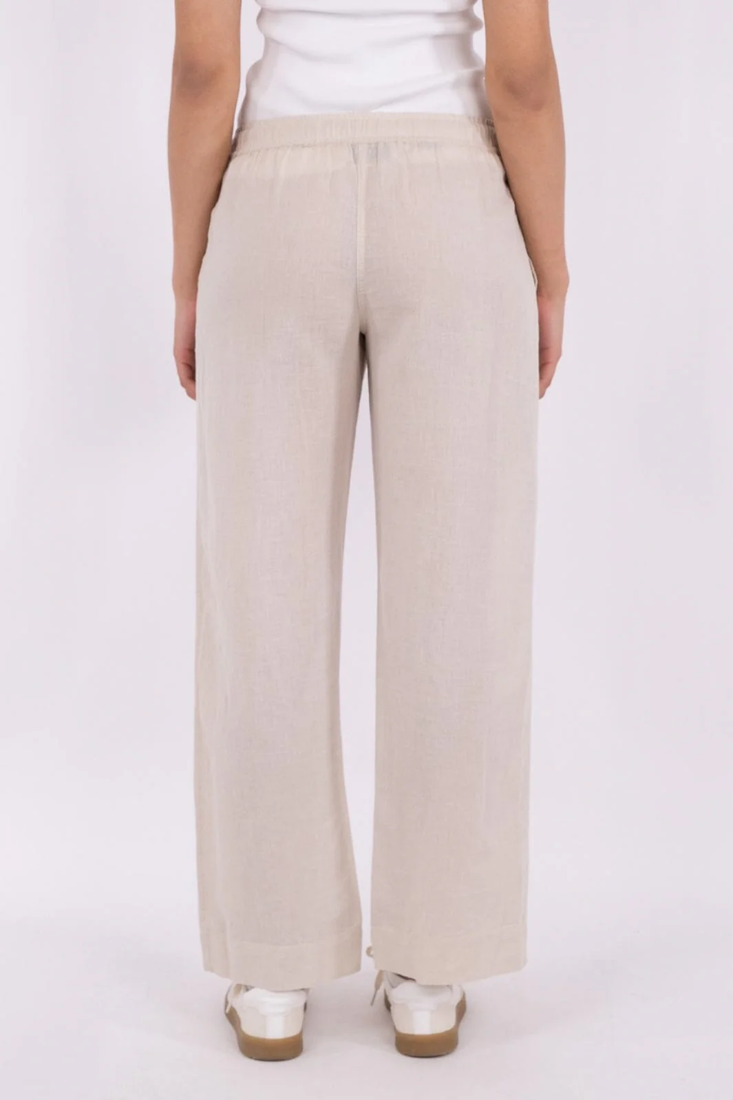Neo Noir Sonar Linen Pants sand