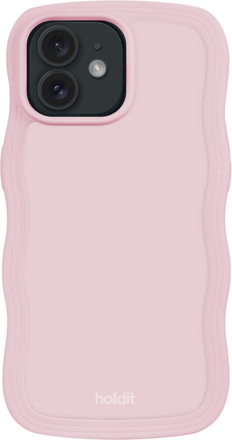 HoldIt Wavy Case iPhone 12/12 Pro Lyserød