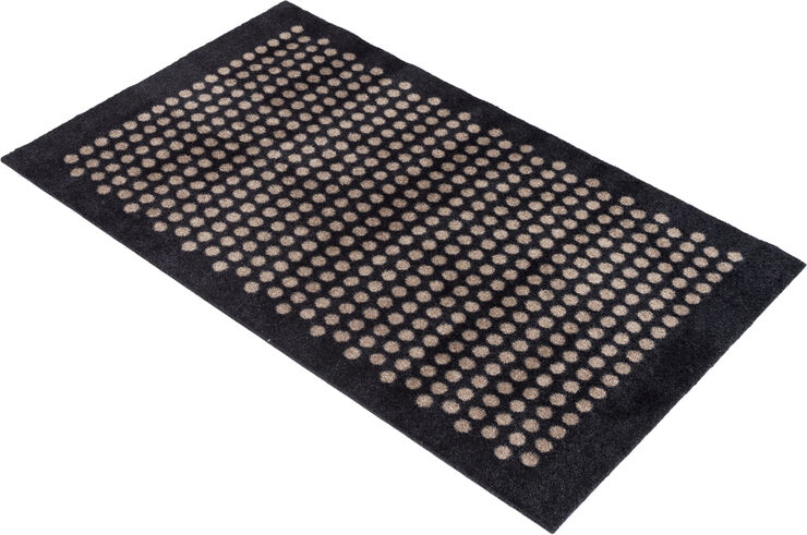 Tica Copenhagen Måtte 60x90 cm, dot sort/sand Sort/sand