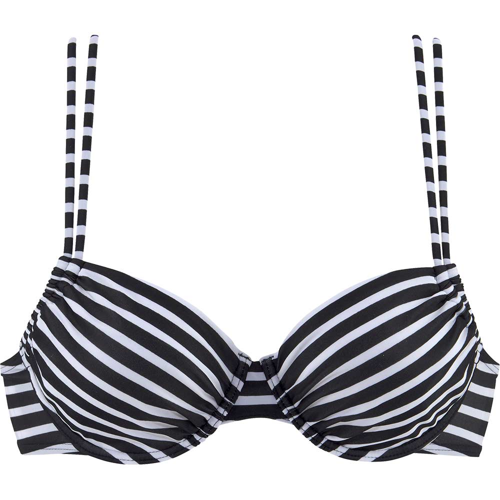 Lascana Bikini Top Damen schwarz weiß