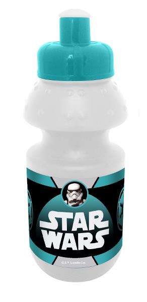 Star Wars flaske og flaskeholder hvid