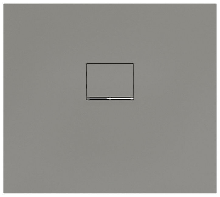 Receveur de douche à poser 80 x 90 cm, gris, Squaro Infinity
