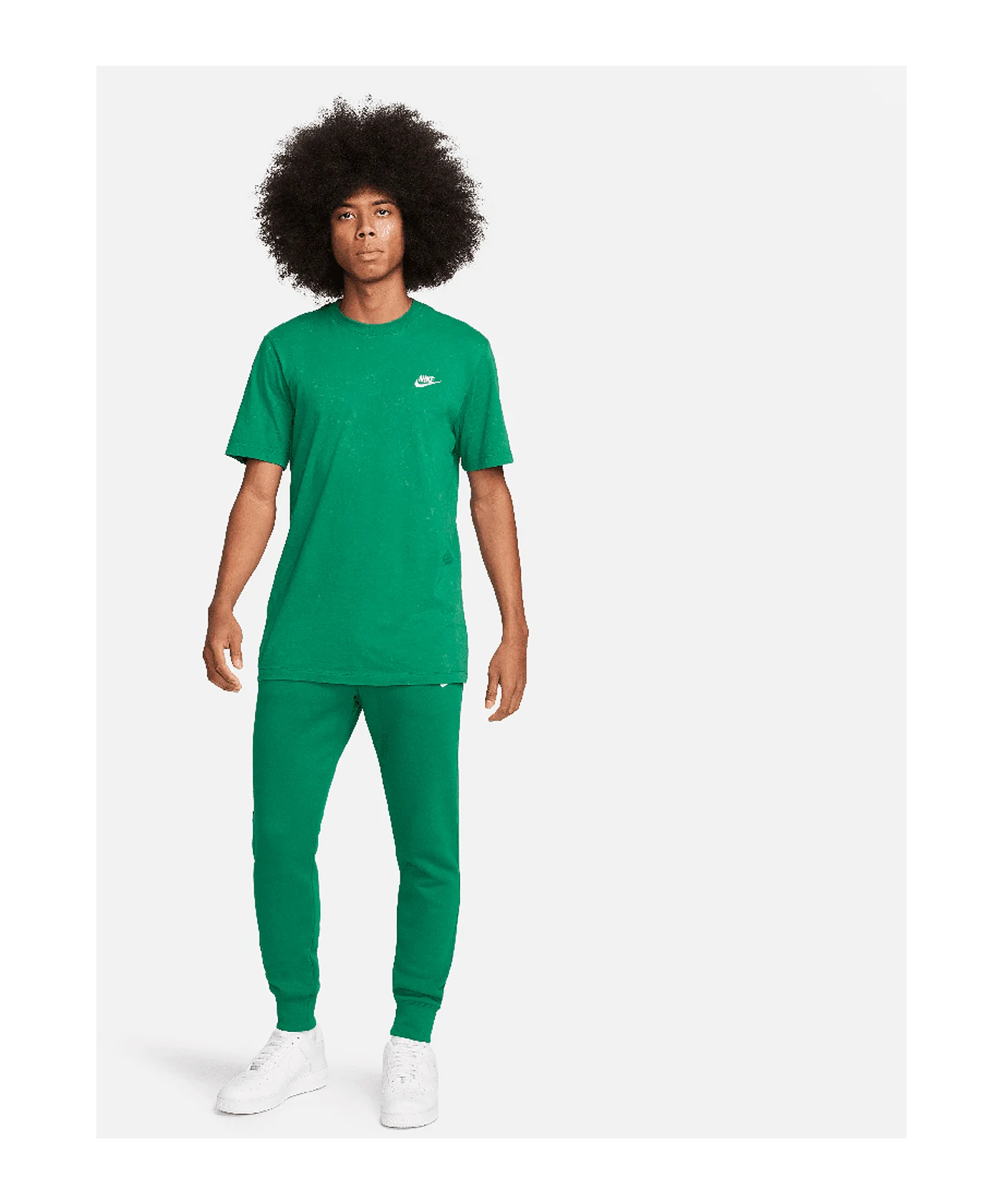 Nike Club Fleece Jogginghose Schwarz Weiss F365