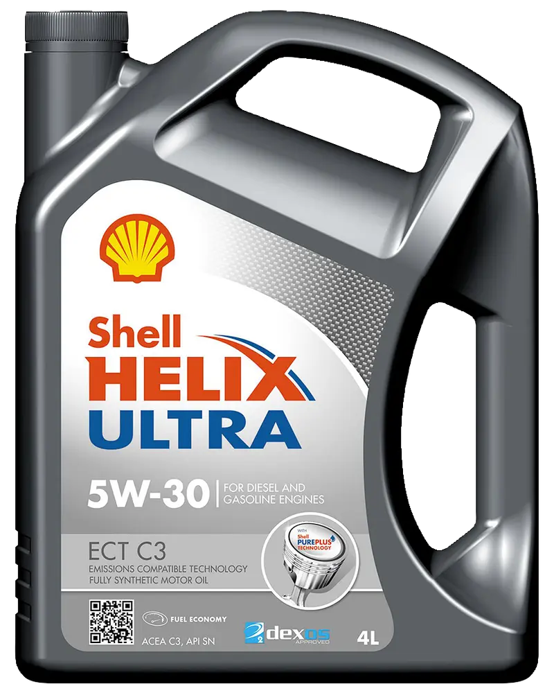 SHELL Helix Ultra ECT 5W-30 motorolie 4 L