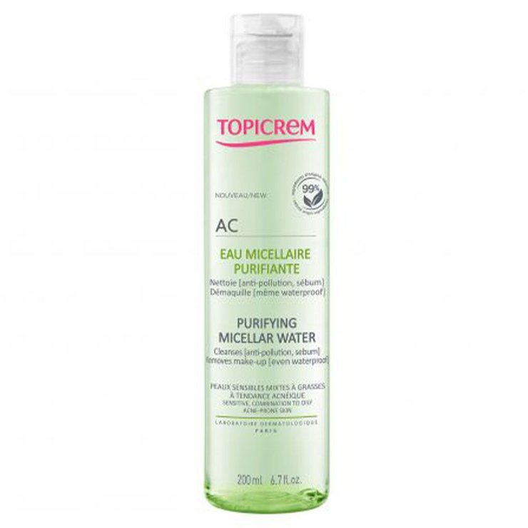 Eau Micellaire Purifiante 200ml Ac Peaux Mixtes A Grasses Topicrem