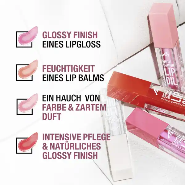 High Shine Lip Oil 001 Pink Flush