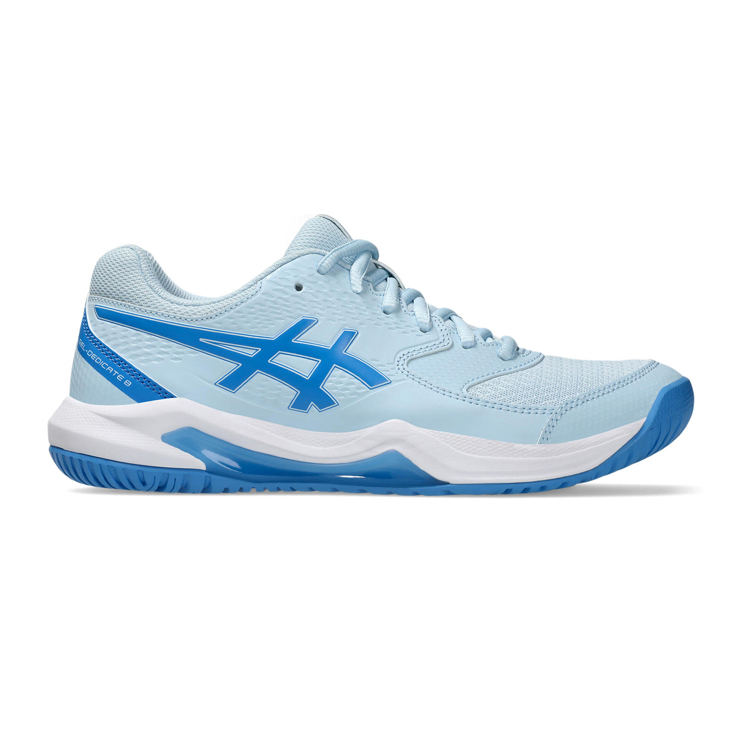 ASICS Gel-Dedicate 8 AC Chaussures Toutes Surfaces Femmes - Bleu Clair , Bleu