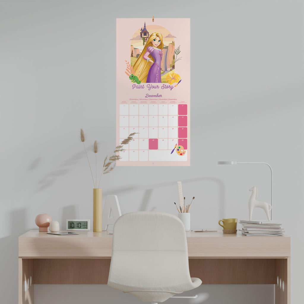 Calendário 2025 - Princesas