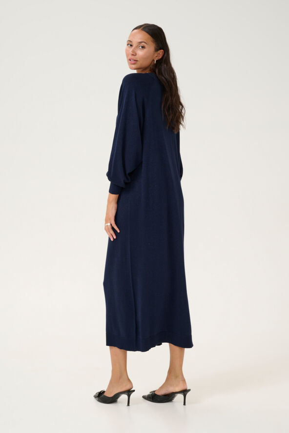 Kaffe KAregina Knit dress Midnight marine