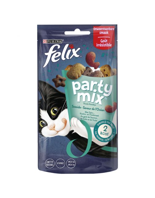 Felix Partymix Seaside Mix - Kattensnack - Mix 60 g