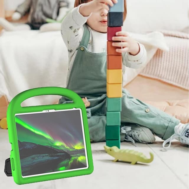 SKALO iPad 10.9 (2022) Børneskal med håndtag og stativ
