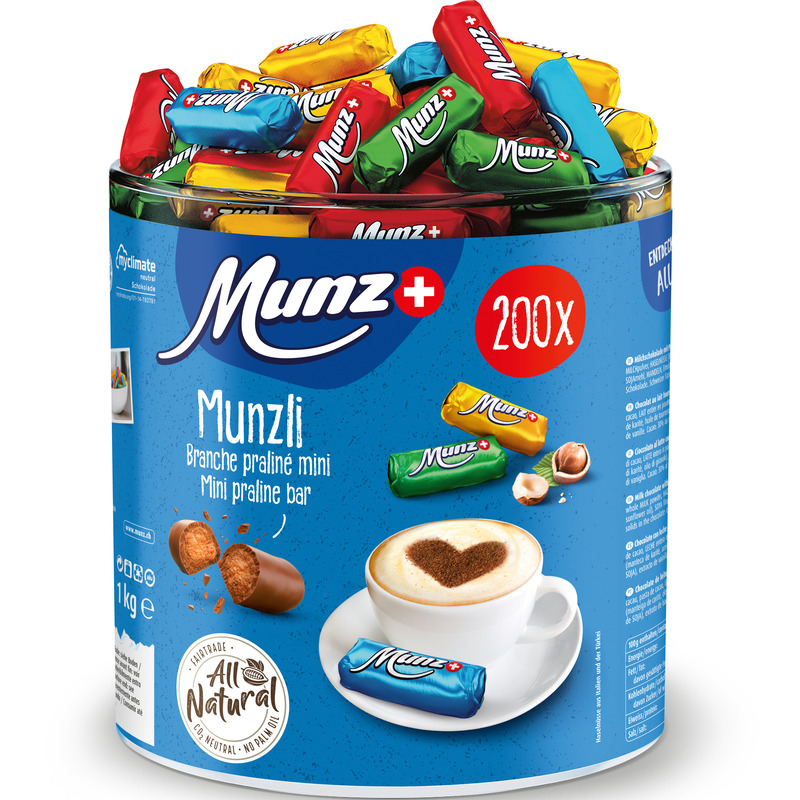 Munz Munzli Milch, 5 g, 200 Stück