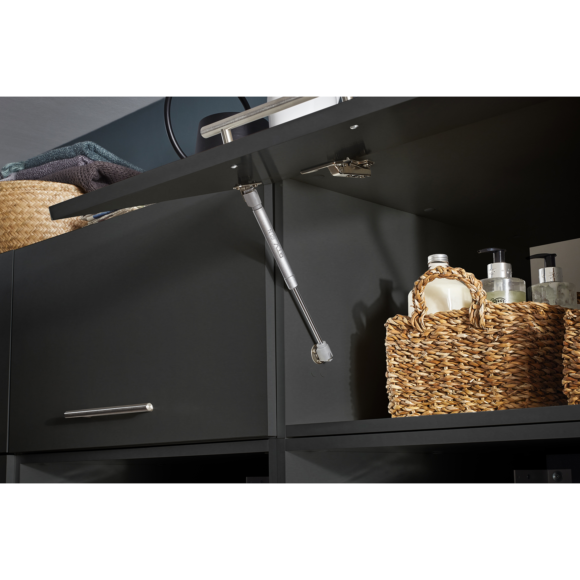 Aufsatzschrank - anthrazit - Softclose - 68 cm