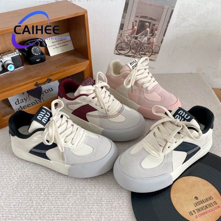 caneik - Color Block veterschoenen