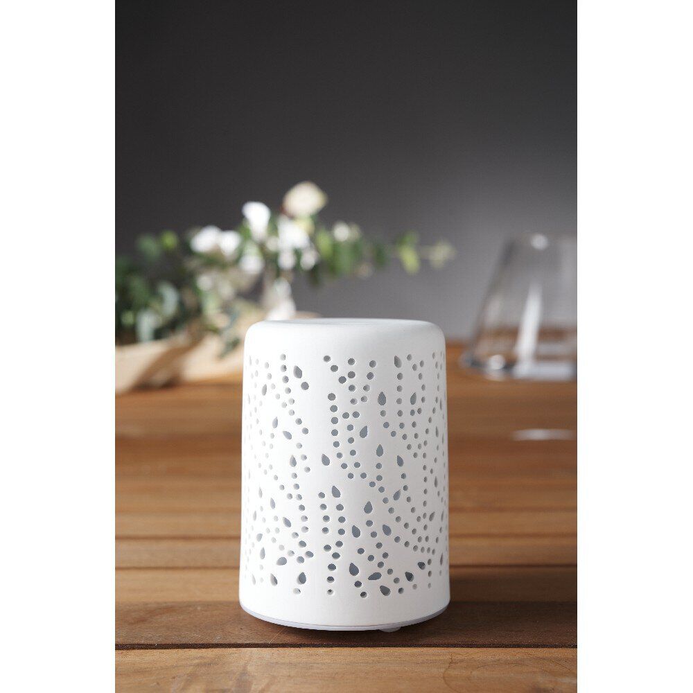 Coffret diffuseur huiles essentielles céramique blanc