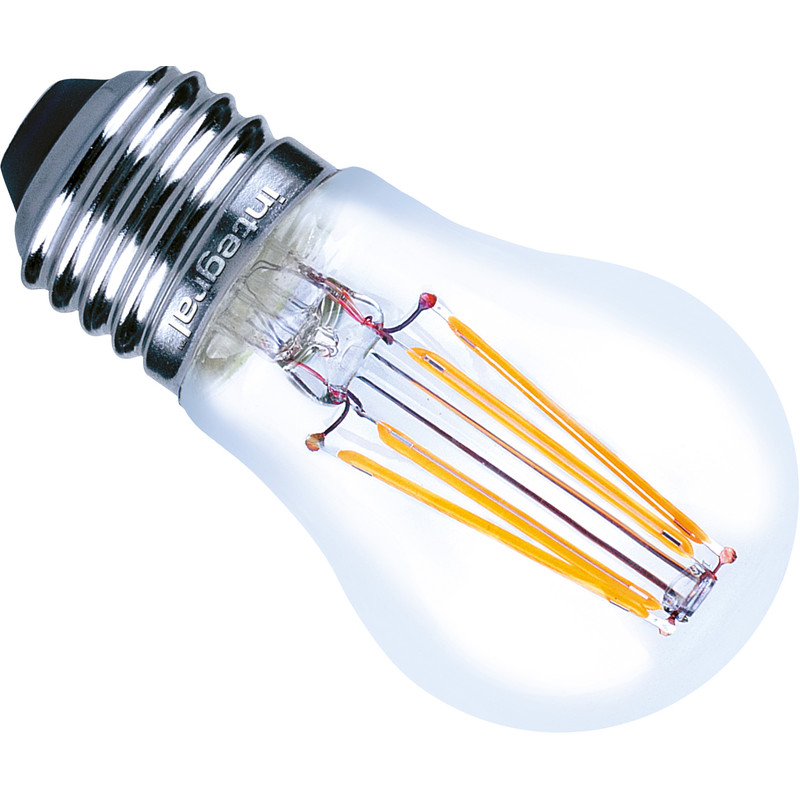 Integral LED lamp filament kogel E27 3.4W 470lm 2700K
