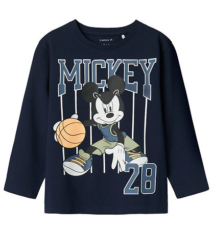 Name It Bluse - NmmDallin - Micky Maus - Navy Blazer
