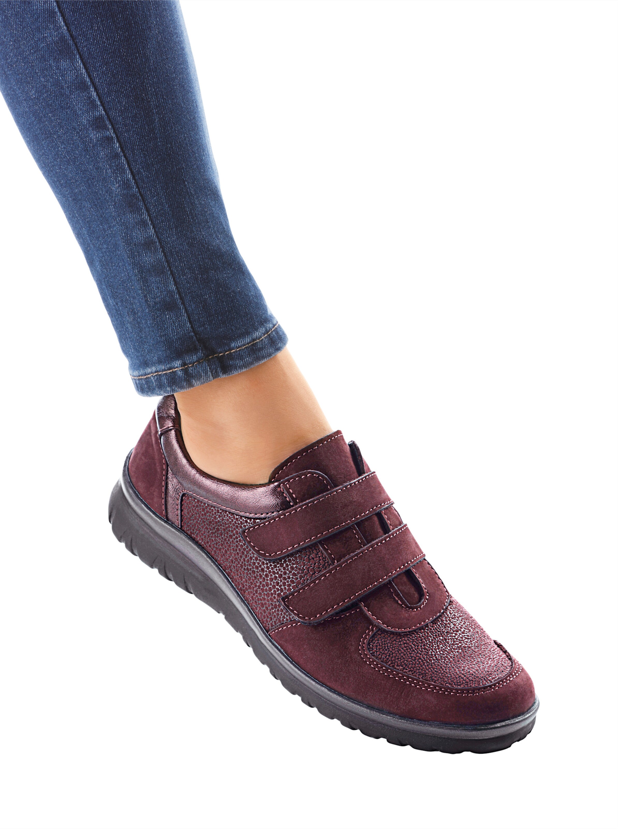 airsoft comfort+ Klettschuh in bordeaux
